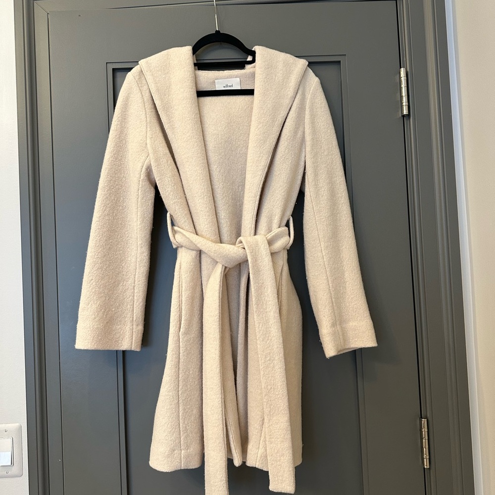 ARITZIA wilfred wool coat robe style